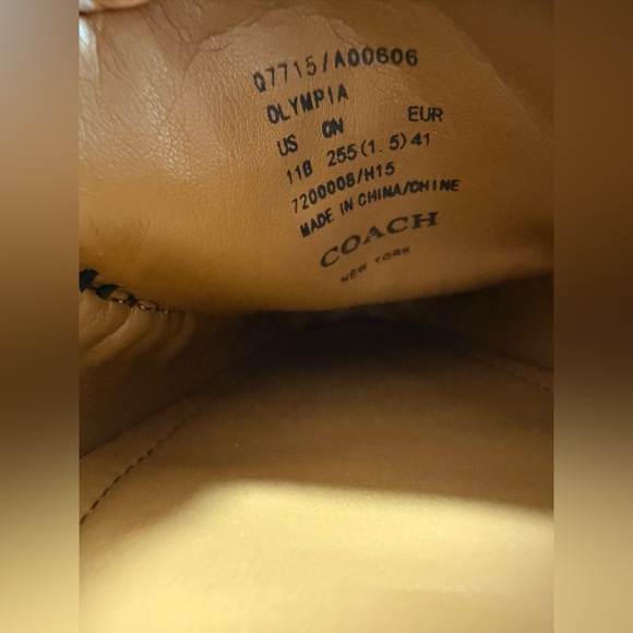 Coach Black Loafers-Size 11 - Picture 10 of 10